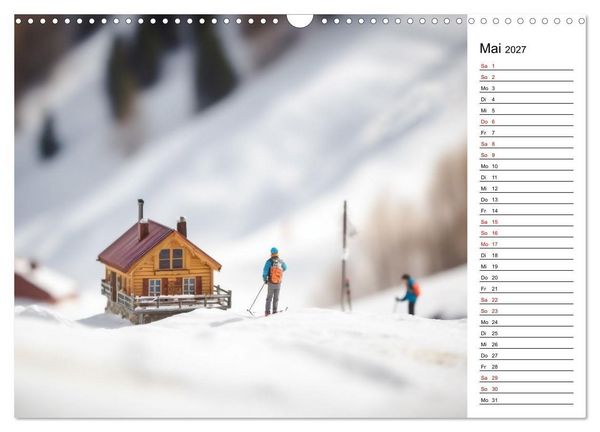 Produktbild: Miniatur Weltreise (Wandkalender 2027 DIN A3 quer), CALVENDO Monatskalender
