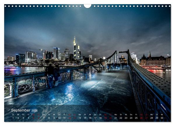 Produktbild: Frankfurt city view (Wandkalender 2026 DIN A3 quer), CALVENDO Monatskalender