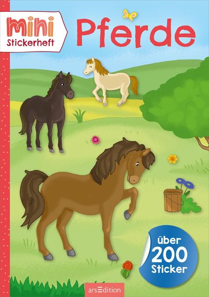 Produktbild: MINI-Stickerheft &ndash; Pferde