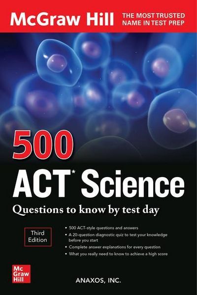 Produktbild: 500 ACT Science Questions to Know by Test Day, Third Edition