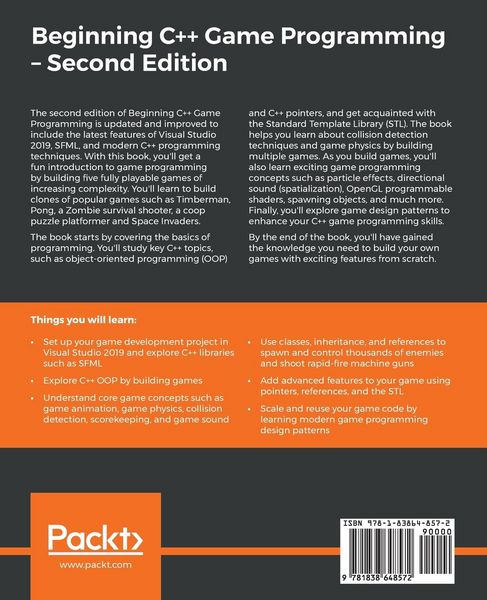 Produktbild: Beginning C++ Game Programming - Second Edition