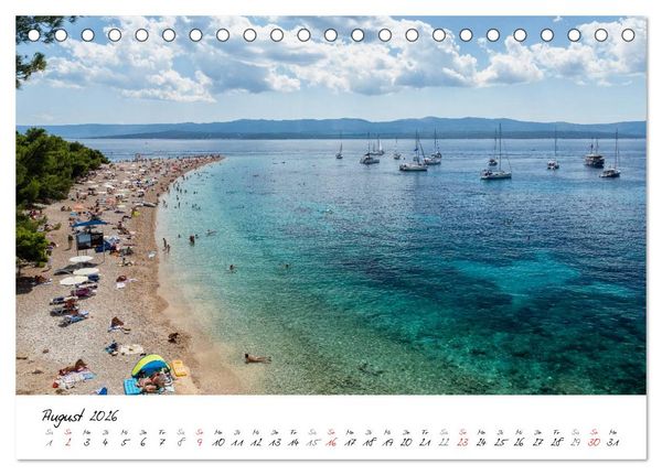 Produktbild: Str&auml;nde der Welt (Tischkalender 2026 DIN A5 quer), CALVENDO Monatskalender