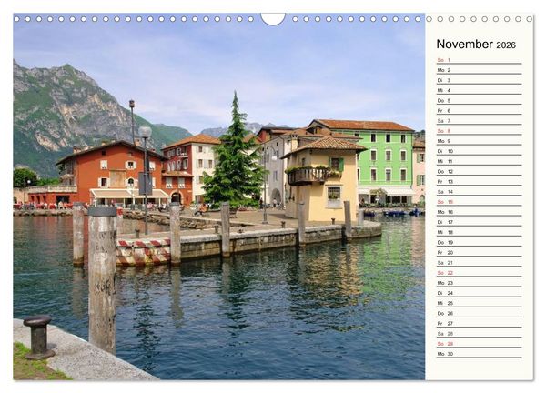 Produktbild: Gardasee (Wandkalender 2026 DIN A3 quer), CALVENDO Monatskalender