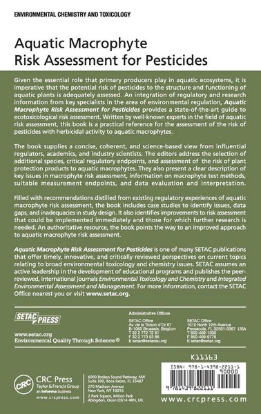 Produktbild: Aquatic Macrophyte Risk Assessment for Pesticides