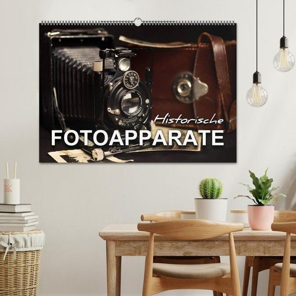 Produktbild: Historische Fotoapparate (Wandkalender 2026 DIN A2 quer), CALVENDO Monatskalender