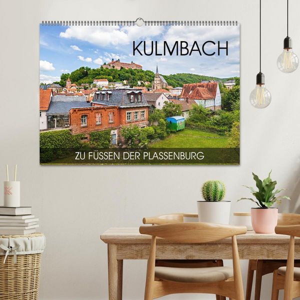Produktbild: Kulmbach - zu F&uuml;&szlig;en der Plassenburg (Wandkalender 2026 DIN A2 quer), CALVENDO Monatskalender