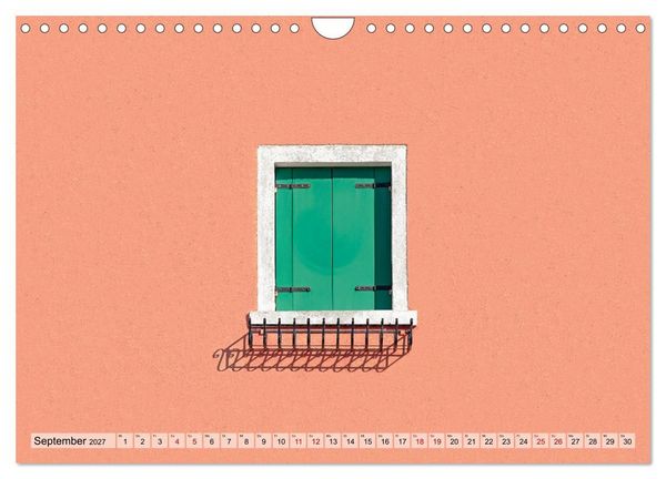 Produktbild: Minimal Burano (Wandkalender 2027 DIN A4 quer), CALVENDO Monatskalender
