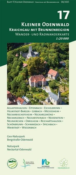 Blatt 17, Kleiner Odenwald - Kraichgau mit Brunnenregion, Sonstige von , Meki Landkarten, 978-3-947593-38-5