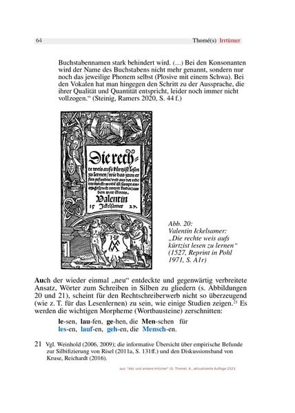 Produktbild: Abc und andere Irrt&uuml;mer &uuml;ber Orthographie, Rechtschreiben, LRS/Legasthenie
