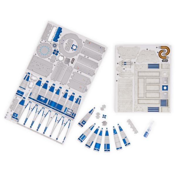 Produktbild: 4D Build - Star Wars R2-D2 - detailreiches 3D-Puzzle, 201 Teile, ab 12 Jahren