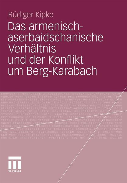 Produktbild: Das armenisch-aserbaidschanische Verh&auml;ltnis und der Konflikt um Berg-Karabach