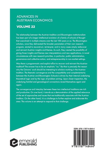 Produktbild: The Austrian and Bloomington Schools of Political Economy