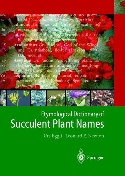Produktbild: Etymological Dictionary of Succulent Plant Names