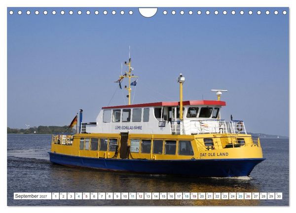 Produktbild: Das Alte Land und die Elbe. Auf dem Weg zur Flussm&uuml;ndung (Wandkalender 2027 DIN A4 quer), CALVENDO Monatskalender