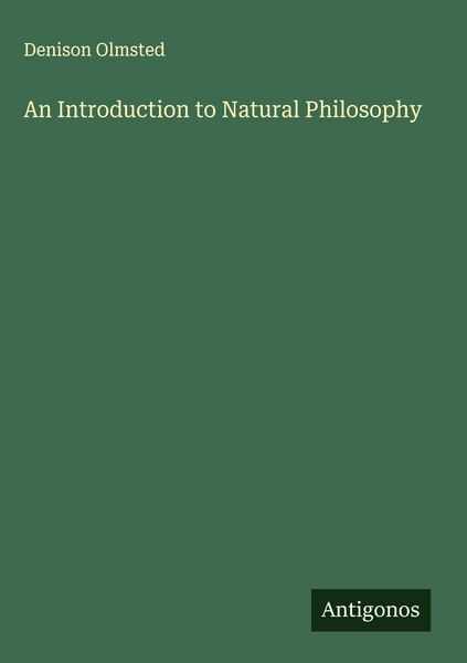 Produktbild: An Introduction to Natural Philosophy