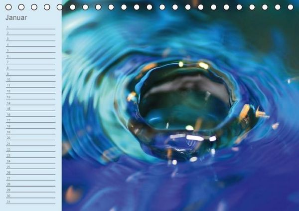 Produktbild: Geburtstagskalender "Wasser-Spiele" (Tischkalender immerw&auml;hrend DIN A5 quer)