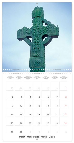 Produktbild: Celtic Crosses in Ireland (Wall Calendar 2026 12 &times; 12 Inch) CALVENDO 12 Month Wall Calendar