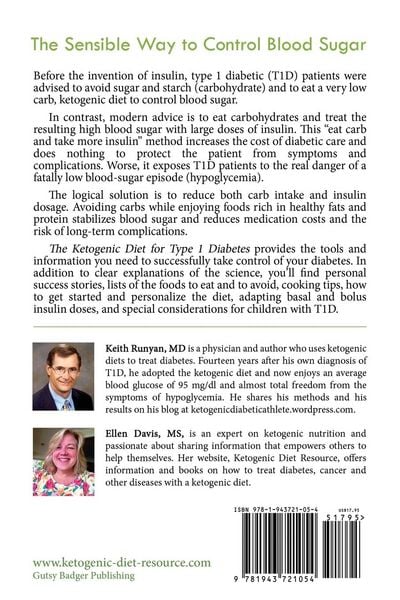 Produktbild: The Ketogenic Diet for Type 1 Diabetes