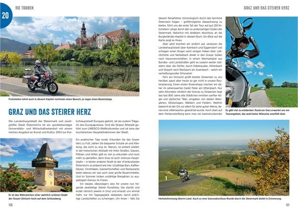 Produktbild: Die sch&ouml;nsten Motorradtouren &Ouml;sterreich