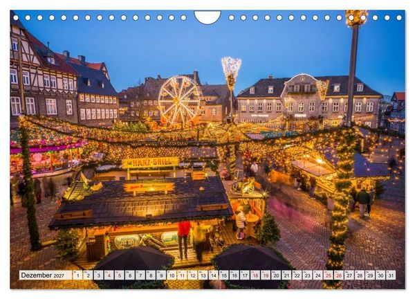 Produktbild: Goslar - Zwischen Fachwerk und Welterbe (Wandkalender 2027 DIN A4 quer), CALVENDO Monatskalender