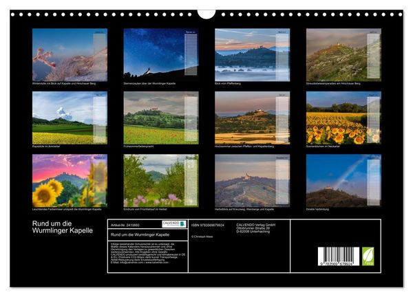 Produktbild: Rund um die Wurmlinger Kapelle (Wandkalender 2027 DIN A3 quer), CALVENDO Monatskalender