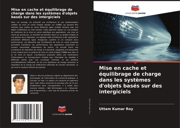 Produktbild: Mise en cache et &eacute;quilibrage de charge dans les syst&egrave;mes d'objets bas&eacute;s sur des intergiciels