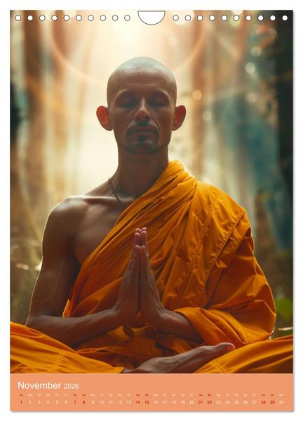 Produktbild: Meditative Stille (Wandkalender 2026 DIN A4 hoch), CALVENDO Monatskalender