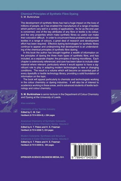 Produktbild: Chemical Principles of Synthetic Fibre Dyeing