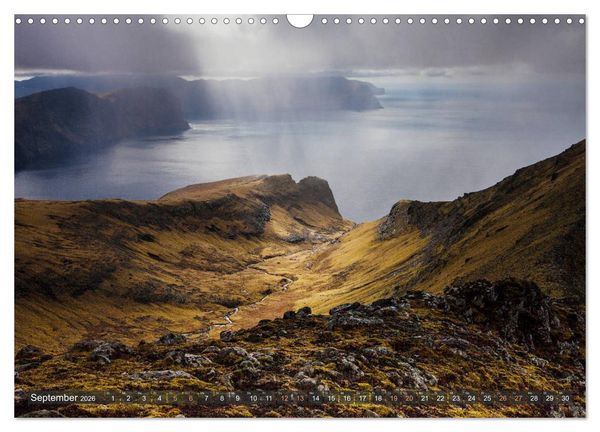 Produktbild: F&auml;r&ouml;er Inseln - Raue Landschaften im Atlantik (Wandkalender 2026 DIN A3 quer), CALVENDO Monatskalender