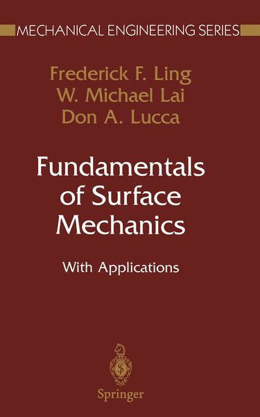 Produktbild: Fundamentals of Surface Mechanics