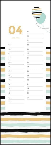 Produktbild: Geburtstagskalender Patterns
