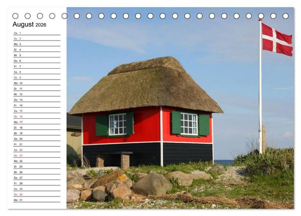 Produktbild: Insel &AElig;r&oslash; - Perle der D&auml;nischen S&uuml;dsee (Tischkalender 2026 DIN A5 quer), CALVENDO Monatskalender