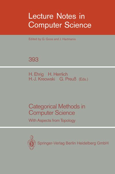 Produktbild: Categorical Methods in Computer Science
