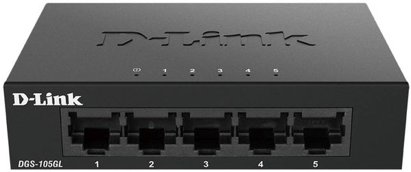 D-Link DGS-105GL/E Netzwerk Switch 5 Port 1 GBit/s