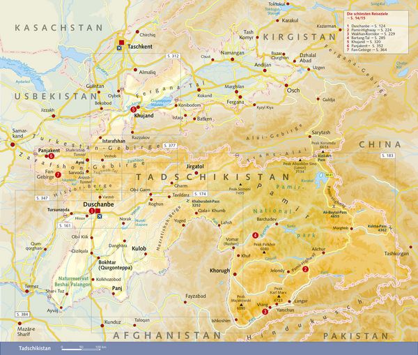 Produktbild: TRESCHER Reisef&uuml;hrer Tadschikistan