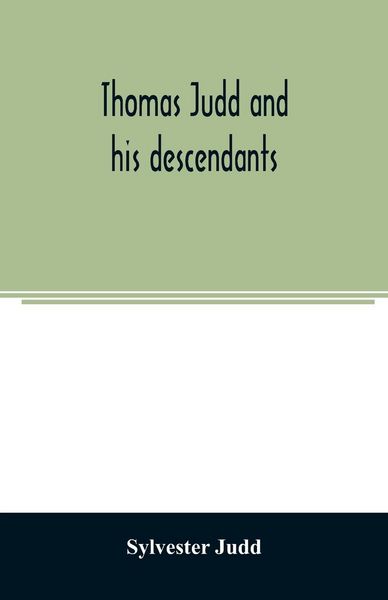 Produktbild: Thomas Judd and his descendants