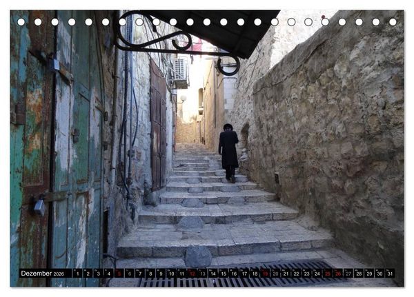 Produktbild: Jerusalem - die Goldene Stadt (Tischkalender 2026 DIN A5 quer), CALVENDO Monatskalender