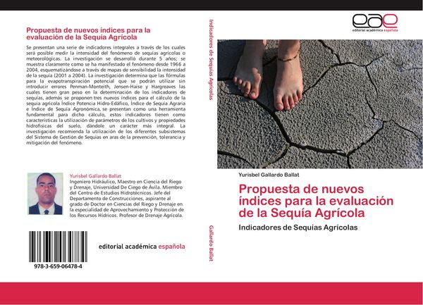Produktbild: Propuesta de nuevos &iacute;ndices para la evaluaci&oacute;n de la Sequ&iacute;a Agr&iacute;cola