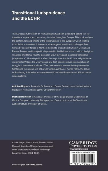 Produktbild: Transitional Jurisprudence and the European Convention on Human Rights