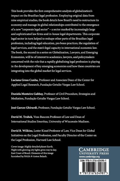 Produktbild: The Brazilian Legal Profession in the Age of Globalization