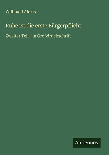 Produktbild: Ruhe ist die erste B&uuml;rgerpflicht