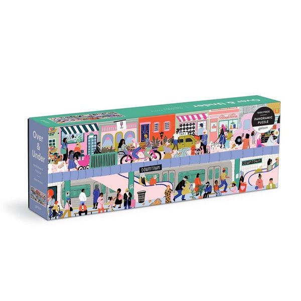 Produktbild: Over & Under 1000 Piece Panoramic Puzzle