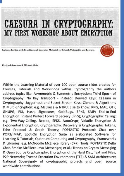 Produktbild: Caesura in Cryptography