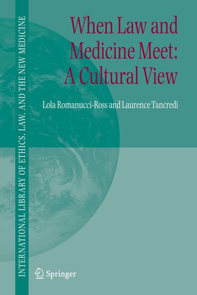 Produktbild: When Law and Medicine Meet: A Cultural View
