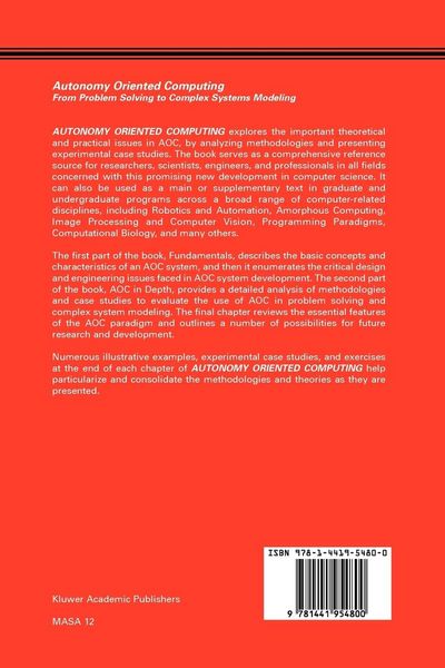 Produktbild: Autonomy Oriented Computing