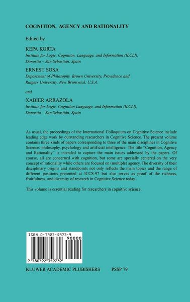 Produktbild: Cognition, Agency and Rationality