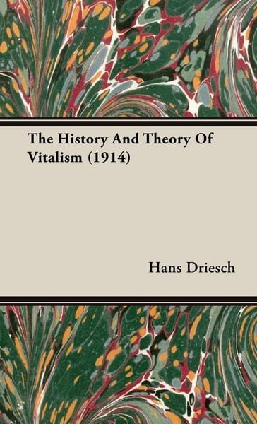 Produktbild: The History and Theory of Vitalism (1914)