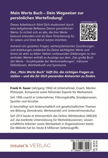 Produktbild: Mein Werte Buch
