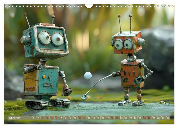 Produktbild: Neues aus dem Roboter Sport Club (Wandkalender 2026 DIN A3 quer), CALVENDO Monatskalender