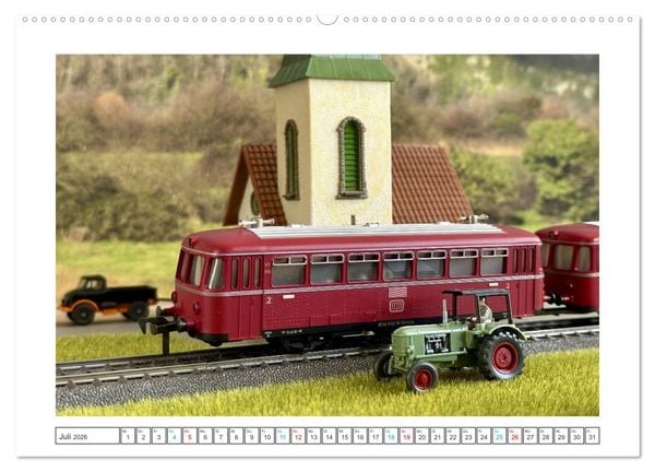 Produktbild: Wirtschaftswunder en miniature (Wandkalender 2026 DIN A2 quer), CALVENDO Monatskalender